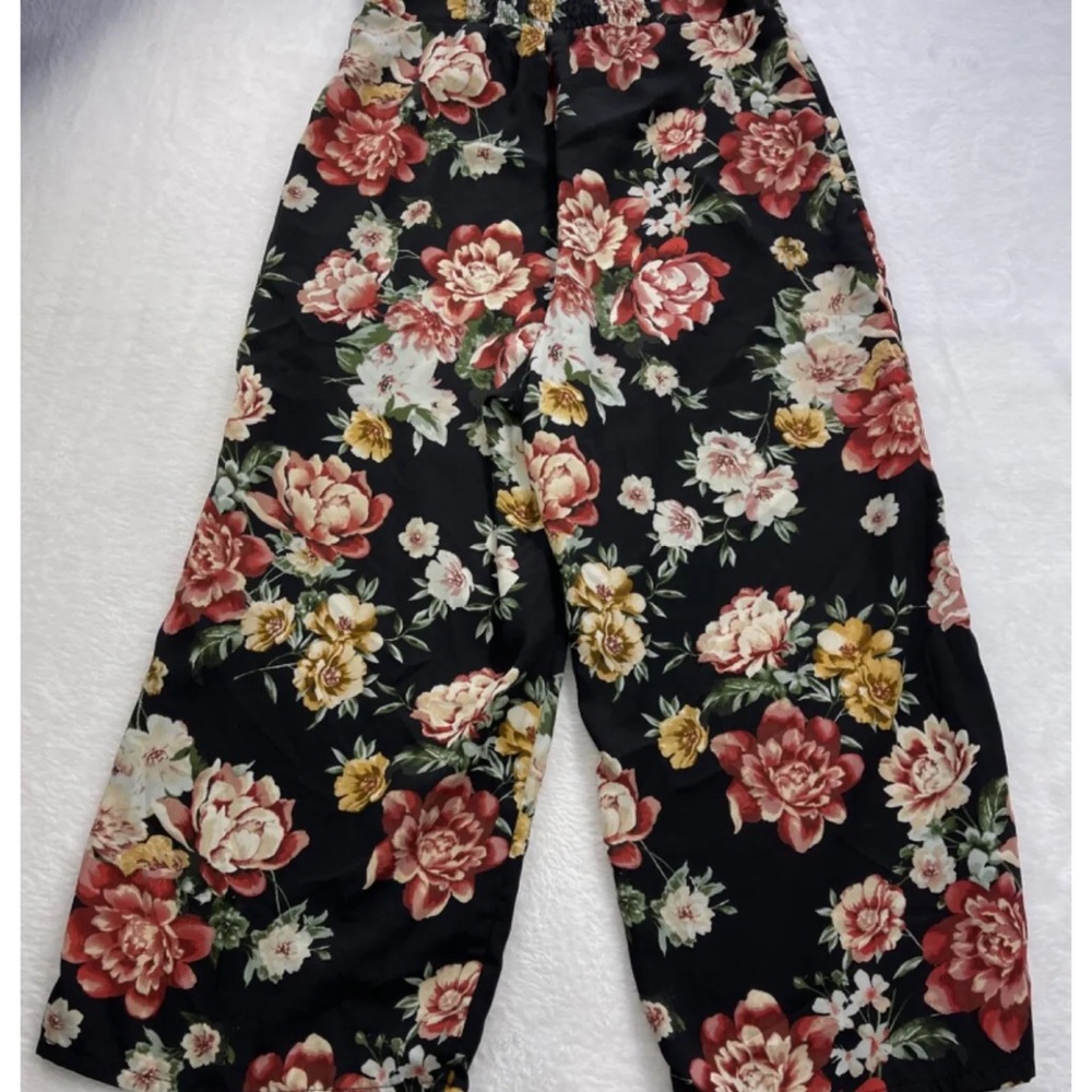 Wild Fable Wide Leg Floral Crop Pants NWT
